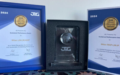 JIG Global Recognition Award 2024 per le nostre sedi di Linate e Malpensa